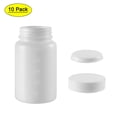 thumbnail image 1 of Uxcell 8.5oz Plastic Wide Mouth Lab Reagent Bottle for Food Factory Chemical Plant 10 Pcs, 1 of 5