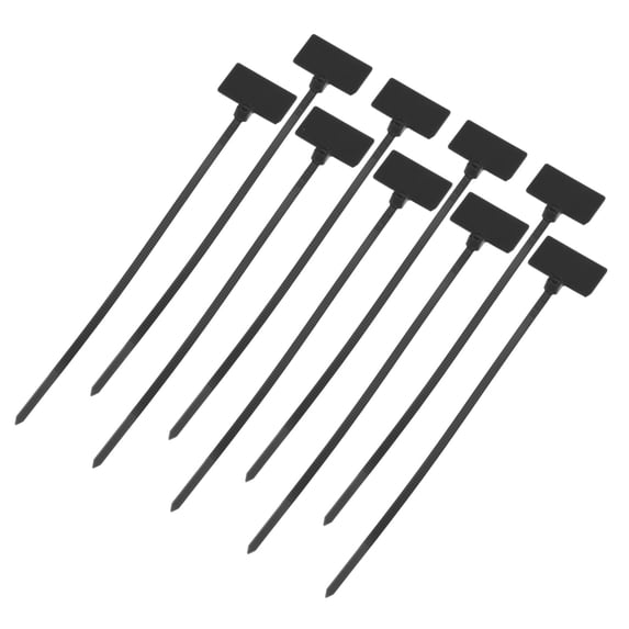 Uxcell 250pcs Marker Cable Zip Ties, 6.5 Inch Self-Locking Nylon Label Tags Zip Tie Wraps Ties Wire, Black