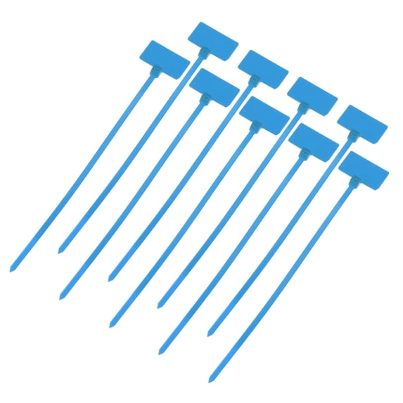 Uxcell 250pcs Marker Cable Zip Ties, 6.5 Inch Self-Locking Nylon Label Tags Zip Tie Wraps Ties Wire, Blue