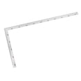 thumbnail image 1 of Uxcell 250x500mm Steel Framing Square 90 Degree Scale Ruler Dual Side Angle Ruler, 1 of 5