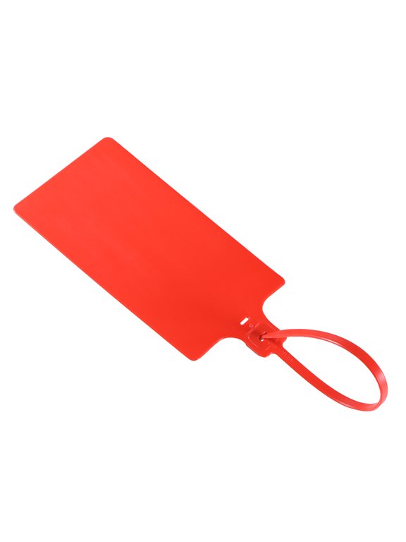 10 inch Long Plastic Anti-Tamper Security Tag Ties Red 20Pcs