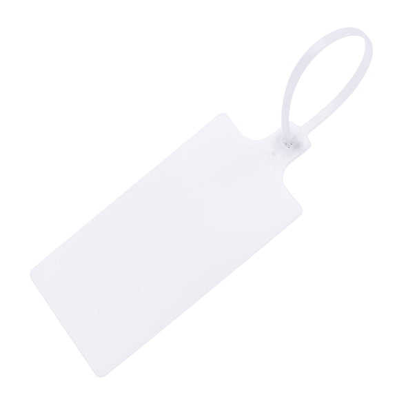 Uxcell 10 inch Long Plastic Anti-Tamper Security Tag Ties White 20Pcs