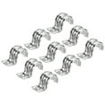 thumbnail image 1 of Uxcell 25Pack 5/8 Inch Rigid Pipe Straps One Hole Straps Stainless Steel Pipe Clamp, 1 of 5