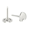 thumbnail image 1 of Uxcell 25Pack Heart Shape Push Pins Decorative Thumbtacks for Cork Board, Silver, 1 of 6