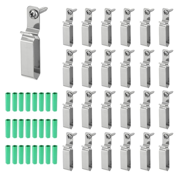 Uxcell 25Pack String Light Hanger Hooks LED Strip Light Holder for 8x25mm Light Strip