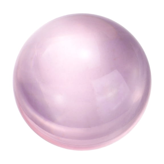 Uxcell 25mm/1" Crystal Sphere Ball Glass Solid Decorative Sphere Crystal Ball Prop Ornament for Feng Shui Divination Tabletop Fountain Decoration, Pink