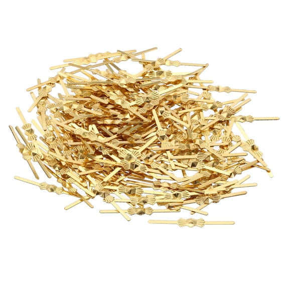 Uxcell 25mm/1" Length Chandelier Connector Clip Chandelier Bowtie Pin Golden 200 Pack