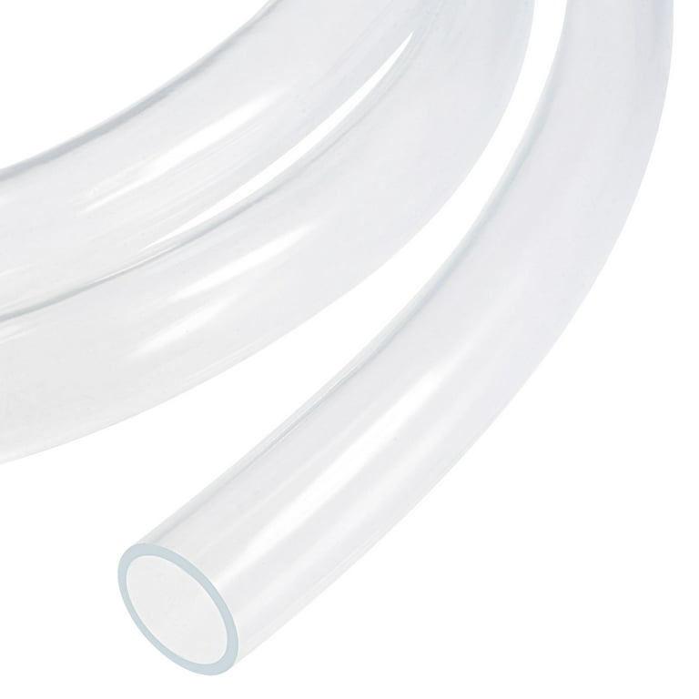 Uxcell 25mm ID 30mm OD 2.5m Clear Vinyl Tubing Flexible PVC Hose Plastic  Tube