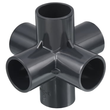 Uxcell Inner 20mm 6 Way Elbow Joint Connectors Adapters for Garden Home ...
