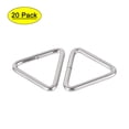 thumbnail image 1 of Uxcell 25mm Inner Width Metal Triangle Ring Buckle 20 Pack, 1 of 5