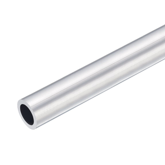 Uxcell 25mm OD 19mm Inner Dia 400mm Length 6063 Aluminum Tube for Industry DIY Project
