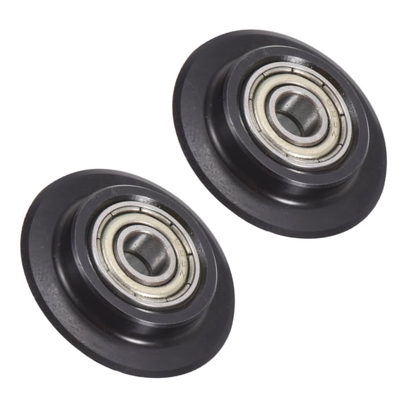 Uxcell 25mm OD x 5mm ID x 8mm T Replacement Cutter Wheels, 2 Pack for 4mm to 28mm Pipe Tubing Cutter, Black