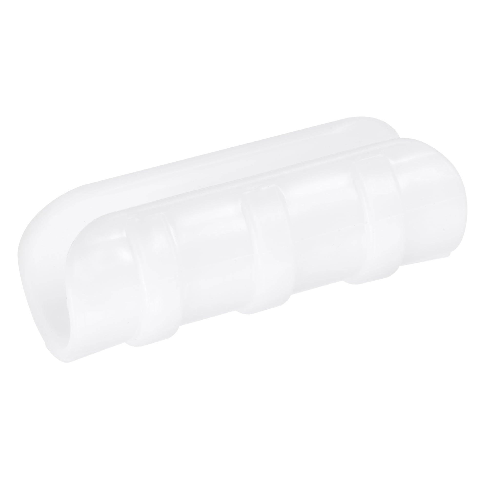 Uxcell 40 Pack Farm Plastic Clamps Snap Hooks for Greenhouse Film Frame Pipe White 1"