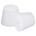 thumbnail image 1 of Uxcell 25mm to 33mm Solid Silicone Rubber Tapered Plug White for Powder Coating, Painting,2 Pack, 1 of 5