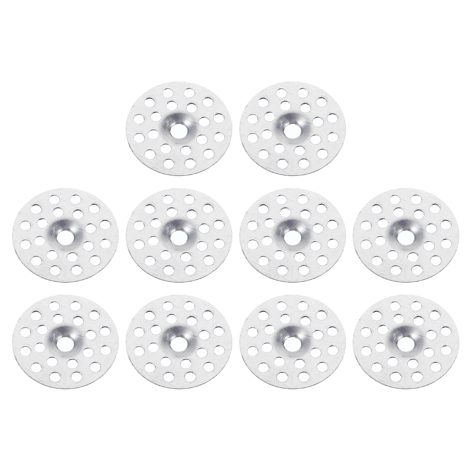 Uxcell 25mm x 2mm Washers for Fixing Insulation Board Flat Metal Gaskets Pin Fasteners 400 Pack