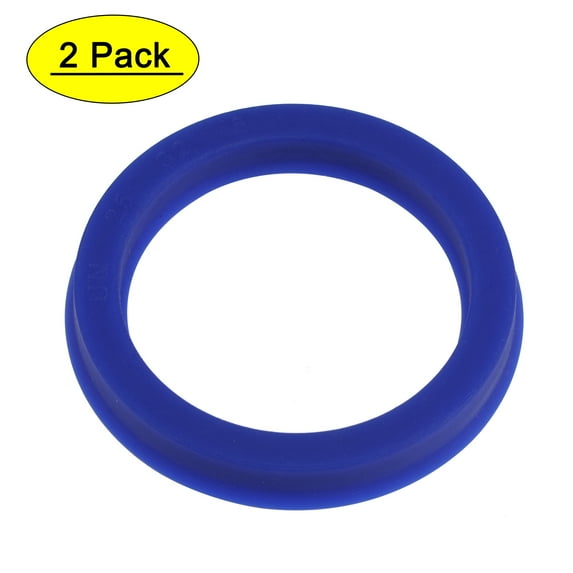 Uxcell 25mm x 32mm x 5mm UN Radial Shaft Oil Seal PU Blue 2 Count