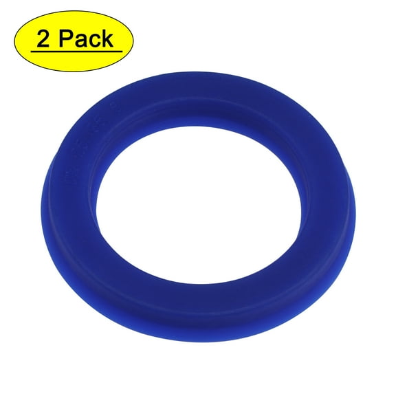 Uxcell 25mm x 35mm x 5mm UN Radial Shaft Oil Seal PU Blue 2 Count