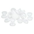 thumbnail image 1 of Uxcell 25pack Silicone Plug, Rubber Round Snap in Locking Hole Plug Waterproof Hole Plug for 15.5-17mm Hole, Translucent, 1 of 6
