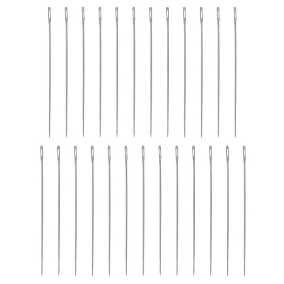 Uxcell 25pcs Sewing Needles 0.4mm Dia 32mm Long Ultra-Thin Stainless Steel Needles