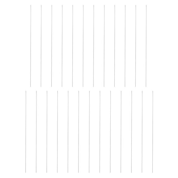 Uxcell 25pcs Sewing Needles 0.6mm Dia 120mm Long Ultra-Thin Stainless Steel Needles