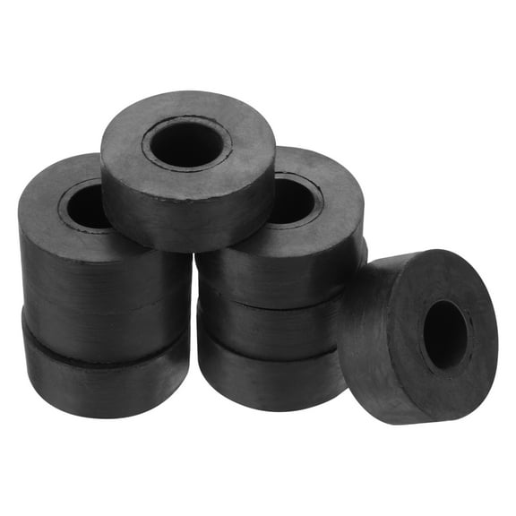 Uxcell 25x10x10mm Vibration Isolation Washer Rubber Damping Feet Pads, Black 8pcs