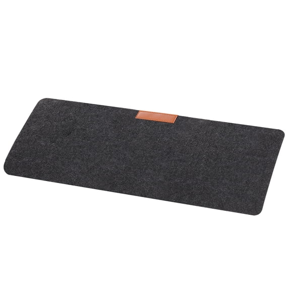 Uxcell 25x13" Desk Mat Protector, Dual Side Soft Smooth Mouse Pad Writing Mat, Dark Gray
