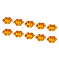 thumbnail image 1 of Uxcell 25x15mm Fake Ice Cube Acrylic Irregular Crushed Crystal Rocks Fake Diamonds, Orange 1 Pack (130Pcs), 1 of 5