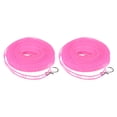thumbnail image 1 of Uxcell 26.24ft Nylon Portable Clothesline Windproof Non Slip Washing Line, Pink 2 Pack, 1 of 5