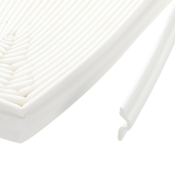 Uxcell 26.2Ft Weather Stripping Door Seal, PU Foam Door Weather Stripping, White