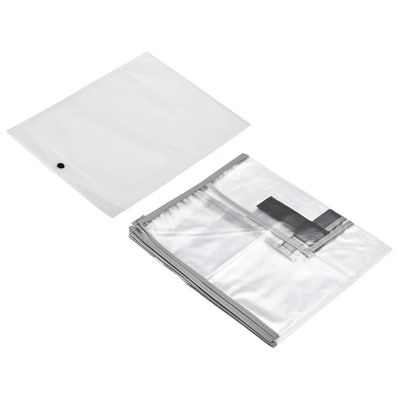 Uxcell 26 Inch Universal Luggage Protector, Portable Clear Dust Cover, Grey