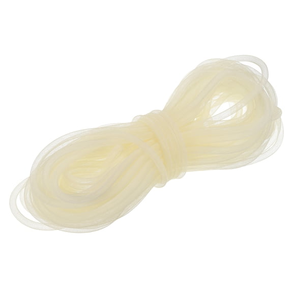 Uxcell 26 Yards Mesh Tube 3/8 Inch Decor Tubing Flex for Wreath,DIY Craft Light Yellow