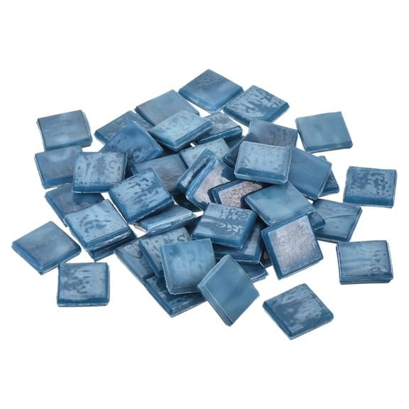 Uxcell 260Pcs Mosaic Tiles, Micro Glass Tiny Mini Mosaic Tile DIY Hobbies Handmade Crystal Free Stone Dark Blue