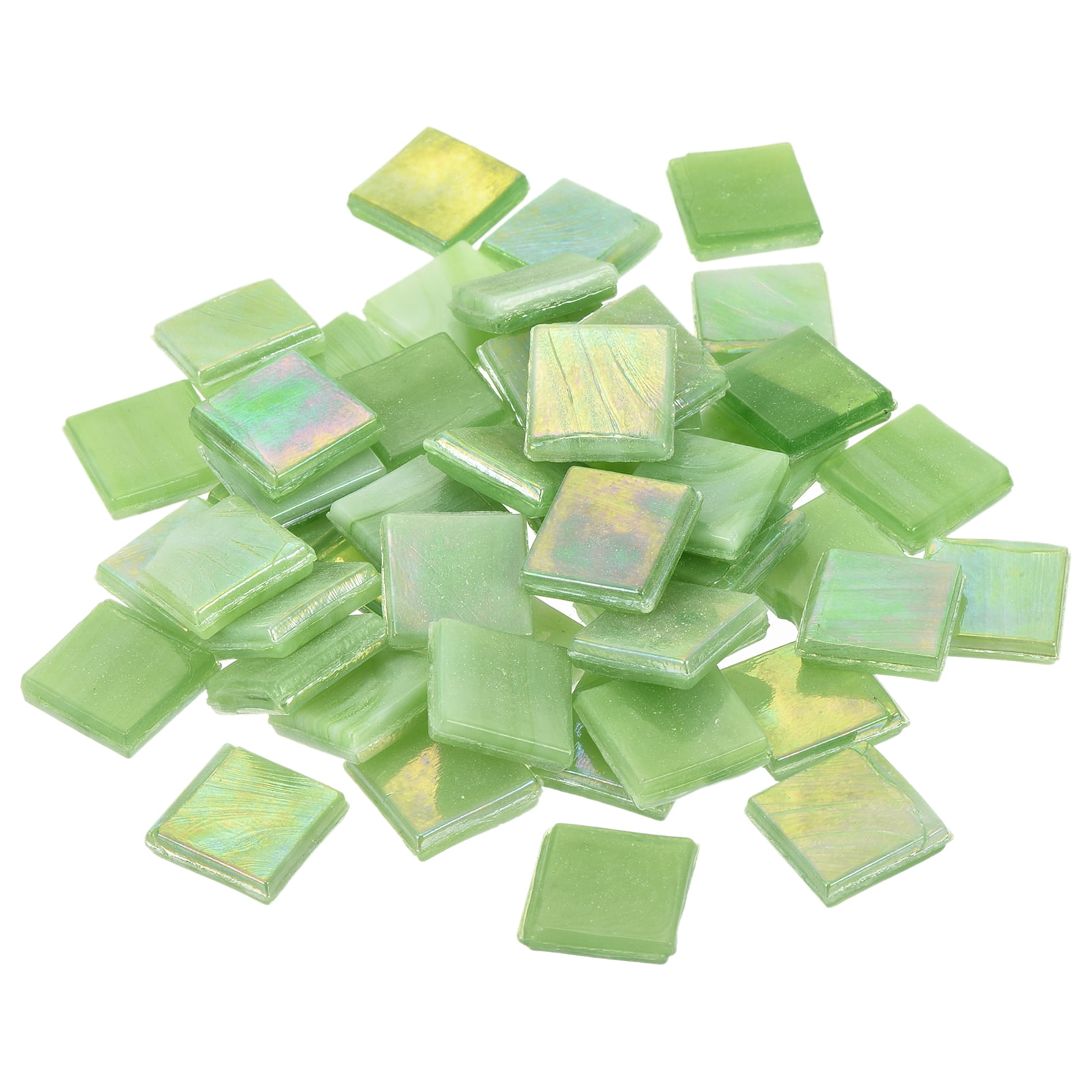 Uxcell 260Pcs Mosaic Tiles, Micro Glass Tiny Mini Mosaic Tile DIY Hobbies Handmade Crystal Free Stone Pale Navy Blue