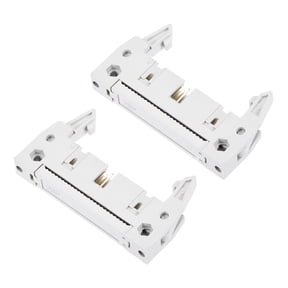 Uxcell 26P Dual Rows 2.54mm Shrouded IDC Male Header Crimp Connectors Pack of 2