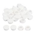 thumbnail image 1 of Uxcell 26Pack 31/32" Plastic Hole Plugs Panel Flush Type Knockout Locking Plugs, White, 1 of 6
