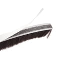 thumbnail image 1 of Uxcell 26ft L x 0.35" W x 0.6" H Self-Adhesive Seal Weather Stripping Brush Brown, 1 of 5