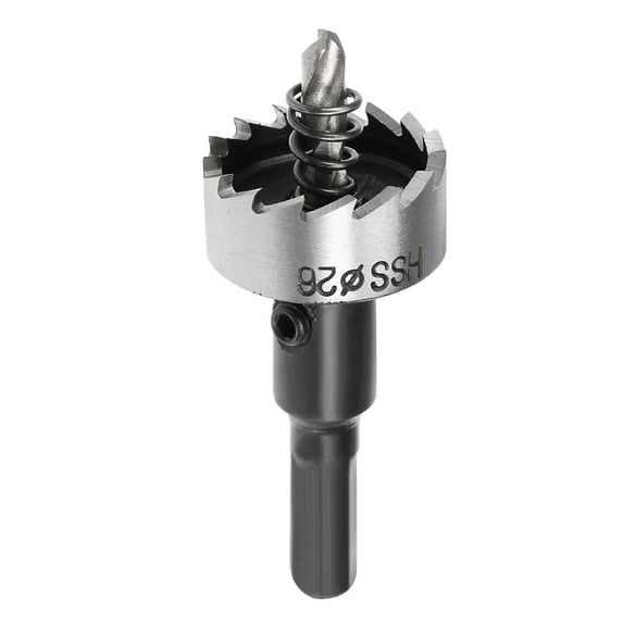 Uxcell 26mm HSS Hole Saw Drill Bit Opener for Stainless Steel Alloy Metal