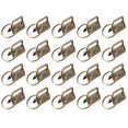 thumbnail image 1 of Uxcell 26mm Key Fob Hardware with Keychain Ring for Bag Webbing Wristlets Dark Bronze 20 Pack, 1 of 5