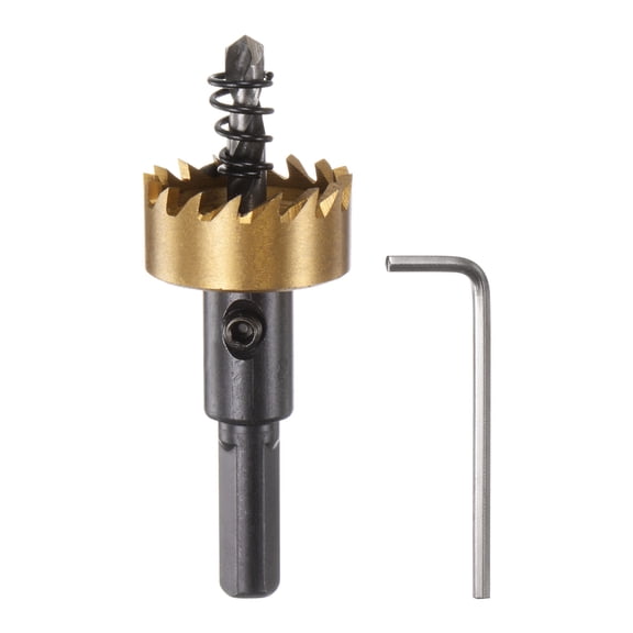 Uxcell 26mm M35 HSS (High Speed Steel) Hole Saw Drill Bit Cutter for Stainless Steel Alloy Metal