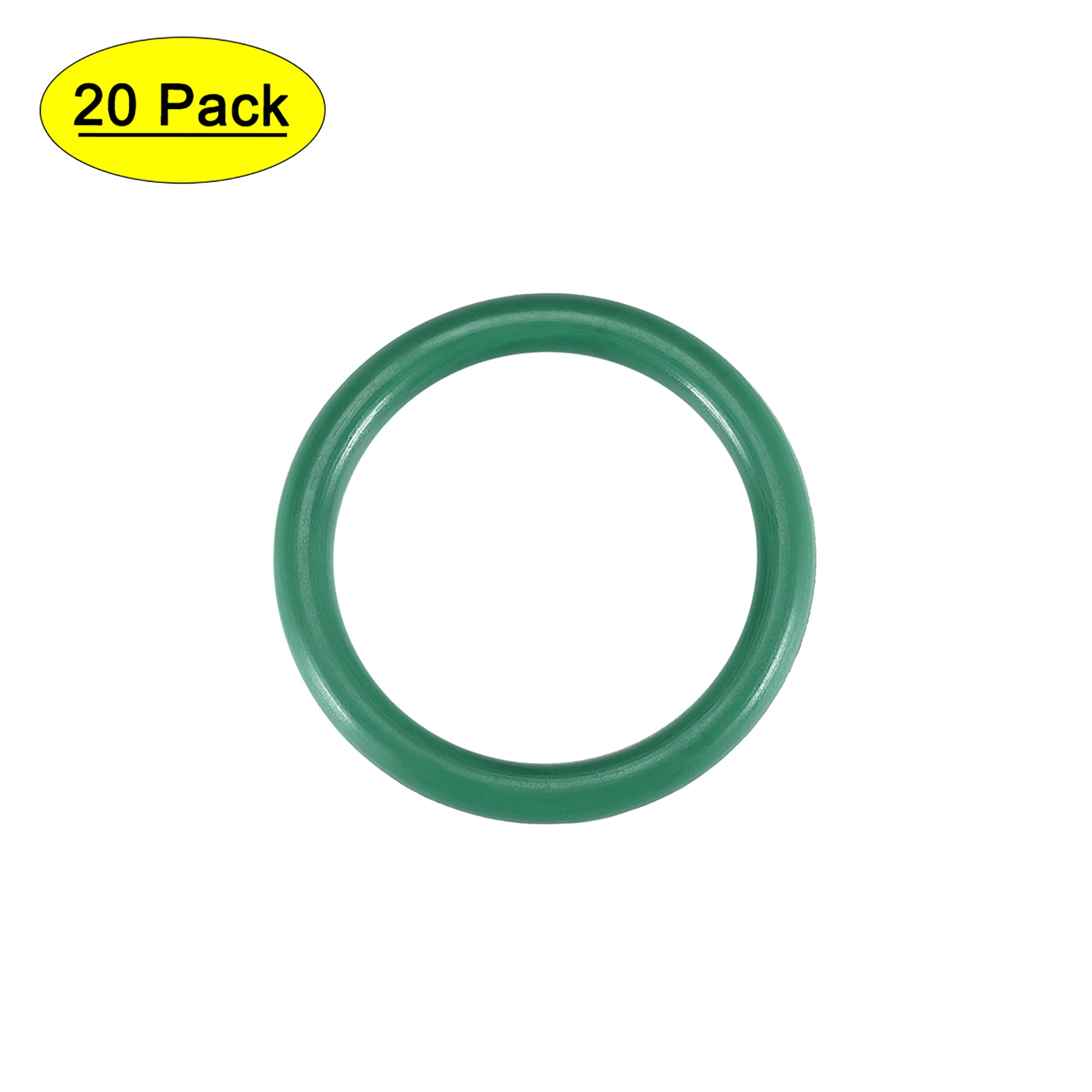 19mm ID / 26mm OD White Plastic O-rings Round 3/4 Inch Opening 9