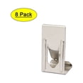 thumbnail image 1 of Uxcell 26mmx14mm Picture Photo Frame Metal Spring Turn Clip Hanger Siver Tone 8pcs, 1 of 4