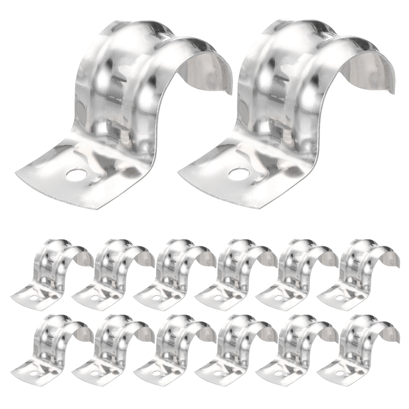 Uxcell 26pcs Conduit Clamp 13/16 Inch, 1 Hole Stainless Steel Pipe ...