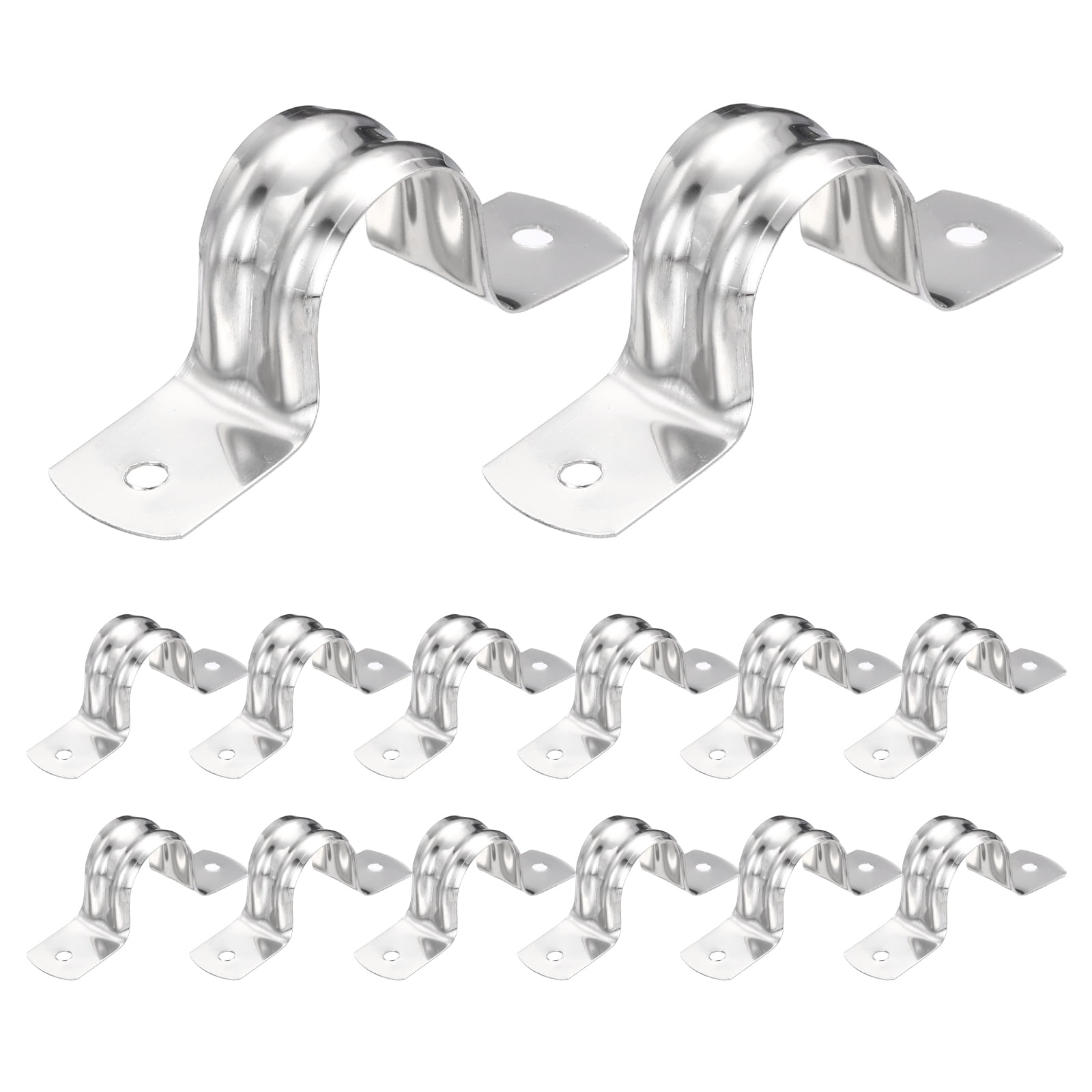 Uxcell 26pcs Conduit Clamp 13/16 Inch, 1 Hole Stainless Steel Pipe ...
