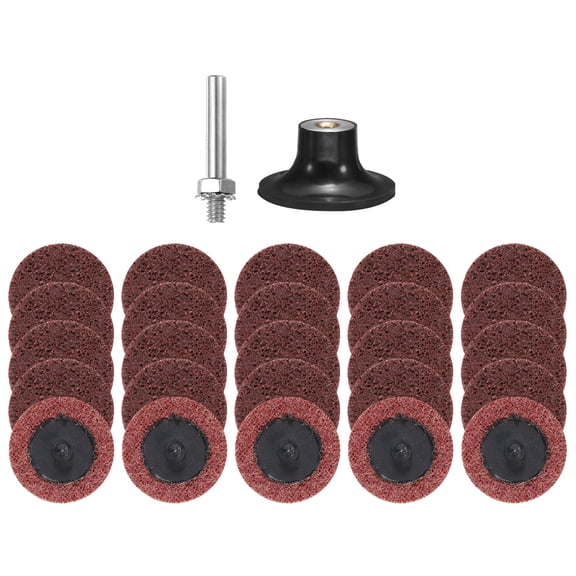 Uxcell 26Pcs Quick Change Discs Set 2" Sanding Discs Medium with Disc Holder