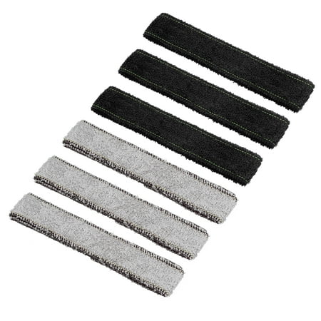 Uxcell 27.6" Anti Skid Sweatband Cotton Towel Badminton Tennis Racket Overgrip, Black, Grey 6 Pack