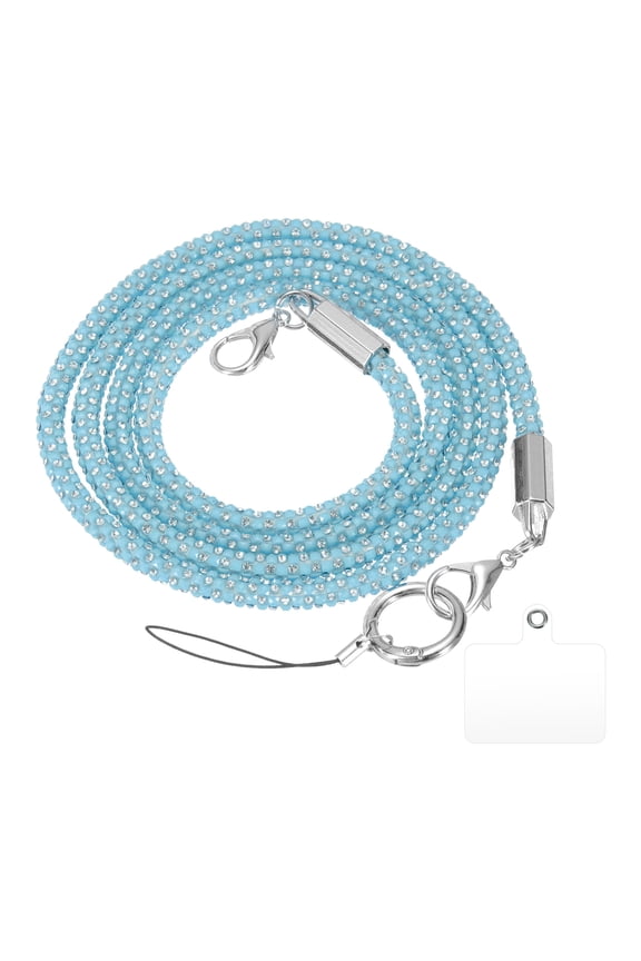 27.6" Rhinestone Purse Straps, Crystal Bag Handle Sparkly Replacement Bag Straps, Orange