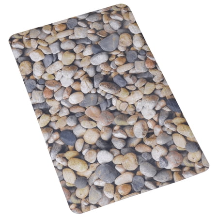 Uxcell 27.6"x15.7" Bath Mat Rug Non Slip Pebble Pattern Bathtub Mat for Tub Bathroom