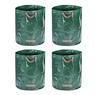 4 Pack Leaf Bags Garden Waste Bags 80 Gallons Reusable Heavy Duty Patio Garden  Leaf Bags, Ikayas Outdoor Garden Yard Waste Bags Lawn Bags