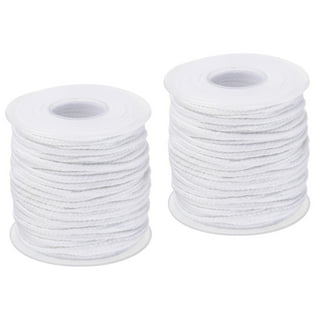 500 Pieces of Candle Wick Stickers 2 mm Wax Glue Thermal Stable in Hot, White
