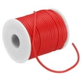 Uxcell 27 Yards 3mm PVC Hollow Pipe Rubber Cord 1.5mm ID with Plastic